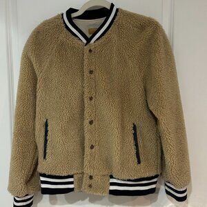 Mother Fleece Sherpa Bomber Jacket